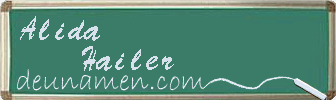 Alida Hailer Visitenkarte